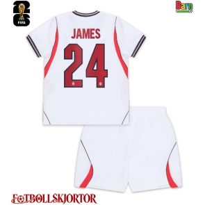 England Reece James #24 Hemmakläder Barn VM 2026 Kortärmad (+ Korta byxor)